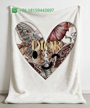 Dior Throw Blankets
